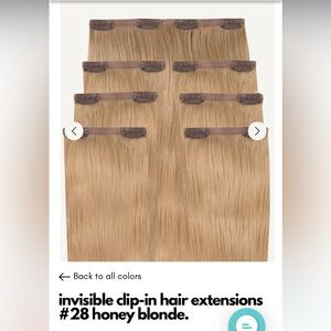 Irresistible Me Clip-in Hair Extensions, 14”, Honey Blonde #28, Never Worn